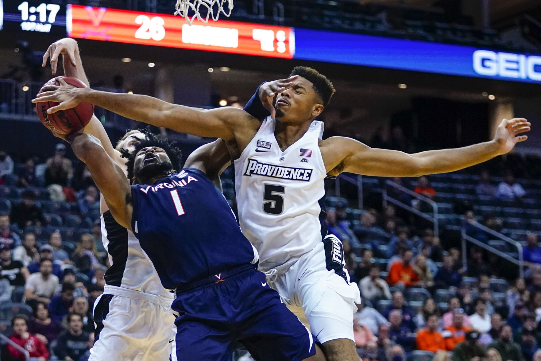 APTOPIX Providence Virginia Basketball